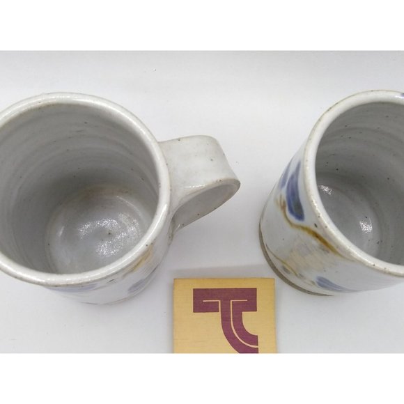 VTG '94 Tomlinson Craft Collection Baltimore Pottery Artisan Signed Mugs 4" - Picture 6 of 12